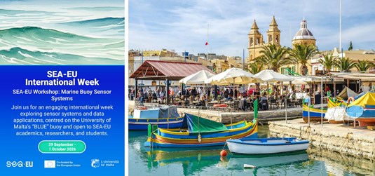 Pridružite se SEA-EU International Week on Ocean Observation and Environmental Monitoring na Malti!